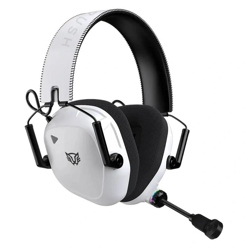 DIADEMA GAMER BALAM RUSH PILOTO PRO HS808 ALAMBRICO USB C NEGRO/BLANCO