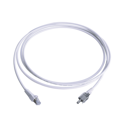 Patch Cord TERA Cat5e 10/100BASE-T, de 2 Pares y Conector Modular, LS0H, Color Blanco, 2 Metros (6.56 Pies)