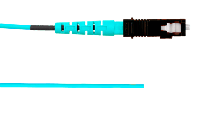 Pigtail de Fibra Óptica SC Simplex, Multimodo OM3 50/125, 900um, Color Aqua, 2 Metros (6.56 Pies)