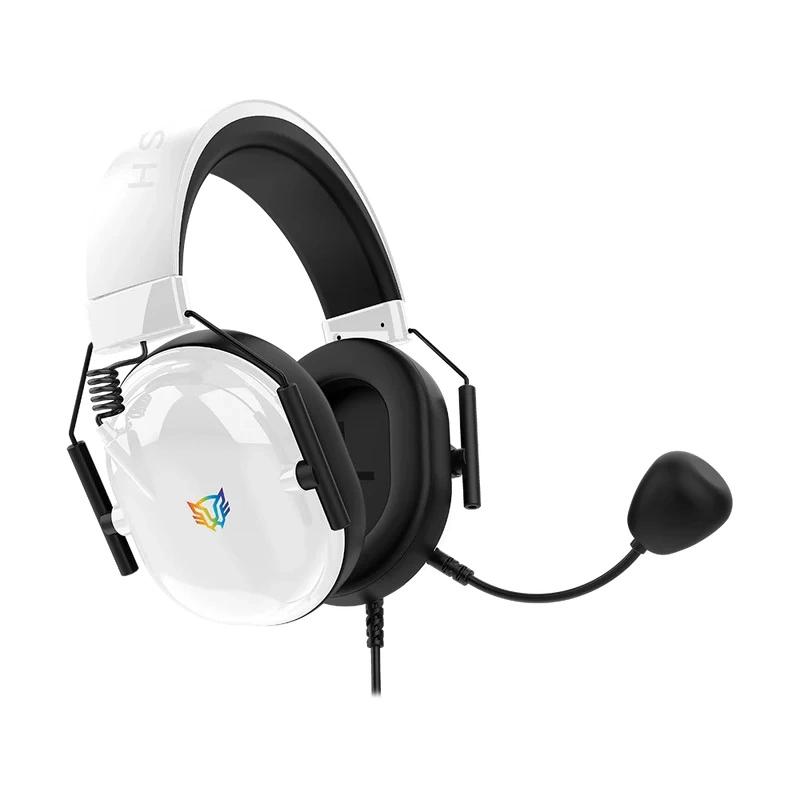 DIADEMA GAMER BALAM RUSH AVIATOR LEVEL HA757 ALAMBRICO 3.5MM NEGRO/BLANCO