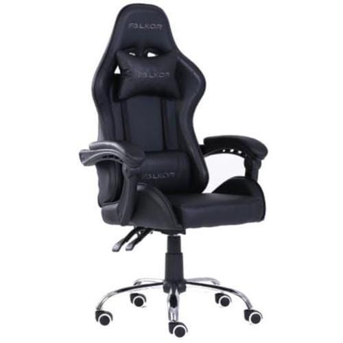 SILLA GAMER NEXTEP FALKOR ERGONOMICA COLOR NEGRO (NE-461N)
