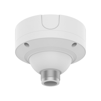 Montura Techo Base Giratoria SBP-180CMS / Aluminio Blanco RAL9003 / Diámetro 130 mm / Peso 970 g / Agujero Conduit 19.1 mm / Certificaciones FCC UL CE EAC