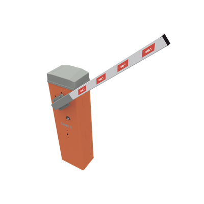 Kit de barrera vehicular CAME LT4 / Incluye mástil de 4 metros sin iluminación / Apertura Izquierda o Derecha  Configurable en Sitio / Tiempo de Apertura de 2 a 6 Segundos