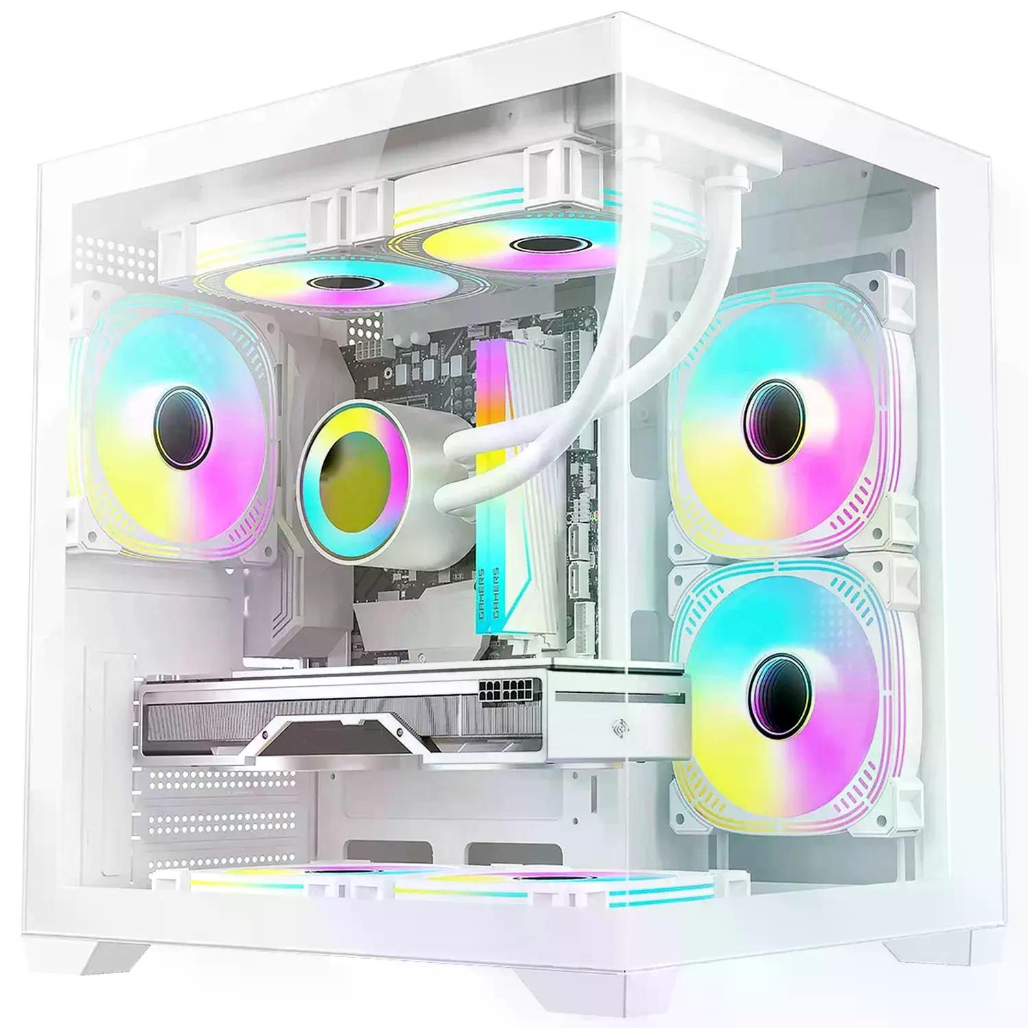 GABINETE XZEAL PANZER II CUBO M-ATX/ITX ARGB BLANCO (XZGAMC2W)