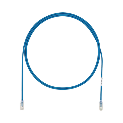 Cable de Parcheo UTP Cat6A, CM/LSZH, Diámetro Reducido (28AWG), Color Azul, 13.11 Metros (43 Pies)