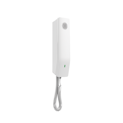 Teléfono IP para Hoteles / Altavoz HD / 2 Cuentas y Líneas SIP / 10 Teclas de Marcación Rápida / 3 Teclas Programables / Códec OPUS / Gestión GDMS / Instalación en Escritorio y Pared / PoE 100 Mbps