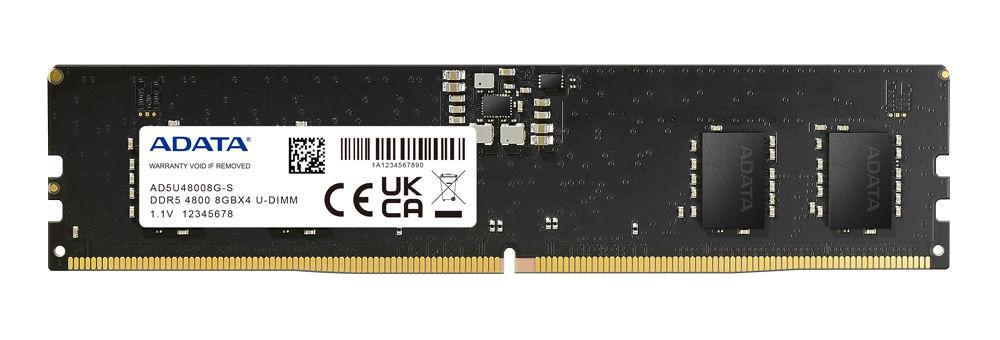 MEMORIA DDR5 ADATA 8GB 4800MHZ UDIMM (AD5U48008G-S)