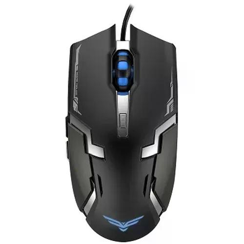 MOUSE GAMER ERGONOMICO NACEB LASER NA 629 ALAMBRICO USB 3.200DPI NEGRO