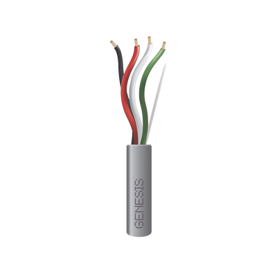 Bobina de 152 Metros (500 Pies) / Cable 4 x 16 AWG / Color Gris / Aplicaciones de Control / Riser