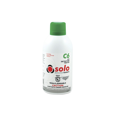 Lata De Gas De Monóxido De Carbono (CO) Genuino Para Prueba De Detectores De CO, Uso Manual o En Dispensadores SOLO-330/SOLO-332, Listado UL