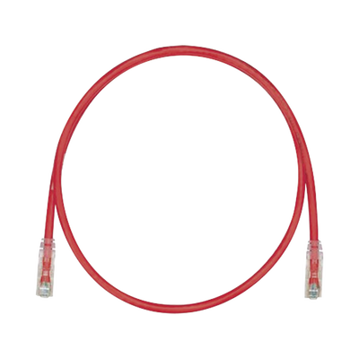 Cable de Parcheo TX6, UTP Cat6, 24 AWG, CM, Color Rojo, 10ft