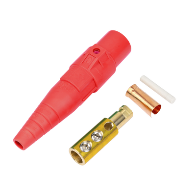 Conector Camlock Macho / 400 Amperes / 600V AC / Sección Cable 50-95 mm² / Compresión por Abrazadera / Plástico Ingeniería / Varios Colores