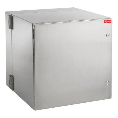 Gabinete Industrial ProTek de Puerta Sólida, Protección NEMA Tipo 4/4X/12, Abatible, Fabricado en Acero Inoxidable SS304, 12 UR, Color Gris Claro