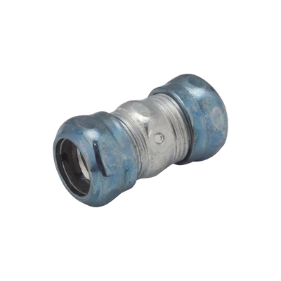 Cople Compresión Hermético de Acero Galvanizado para Pared Delgada de 3/4" .