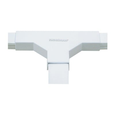 Sección en "T" color blanco de PVC auto extinguible, para canaleta TMK1720 (5240-02001)