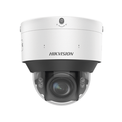 Domo IP 8 Megapixel / Lente Mot. 2.8 - 12 mm / Dual Light (30 mts IR + 30 mts Luz Blanca) / IK10 / IP67 / Reconocimiento Facial / WDR 140 dB / DeepinView / Búsqueda por Atributos / Heat Map / ACUSENSE / DARKFIGHTER S / Audio de Dos Vías