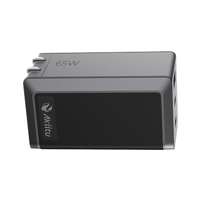 Cargador PRO 1 Puerto USB A / 2 Puertos USB C / Tecnología GaN (Nitruro de Galio / Fast-Charging / Potencia 60W / Velocidad Transferencia 480 Mbps / Material Silicona No Tóxica / Conector Aluminio Anodizado