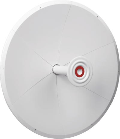 Antena direccional para C5x, B5X, C6X, B6X Doble polaridad 45 ° y 90 °, 4.9 - 6.5 GHz, 2 ft, Ganancia de 30 dBi, Montaje incluido  