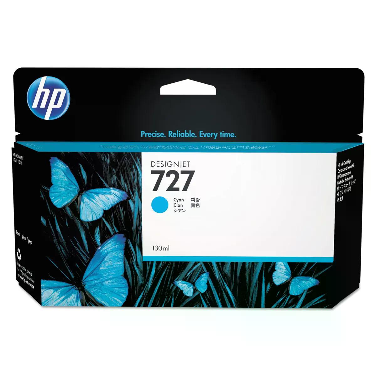 CARTUCHO DE TINTA HP 727 CIAN DESINGJET ORIGINAL B3P19A