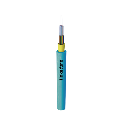 Cable de Fibra Óptica Multimodo OM4 50/125, 12 Hilos, para Interior, Tight Buffer 900µm, OFNR Riser, Dieléctrica, Precio Por Metro, (Hasta 2000 Metros en un Solo Tramo de Cable)