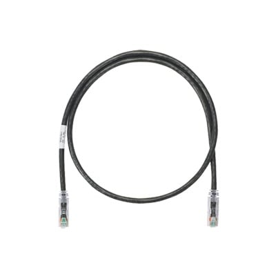 Cable de Parcheo UTP Categoría 6, con Plug Modular en Cada Extremo - 1 Metro (3.28 Pies) - Negro