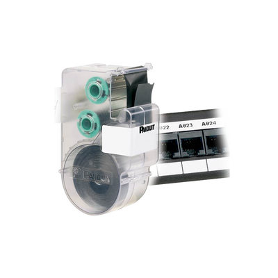 Casete de Etiquetas para Línea Ultimate ID de Panduit, Material Poliéster, No Adhesivas, Rollo de 7.6 Metros (24.93 Pies), Color Blanco