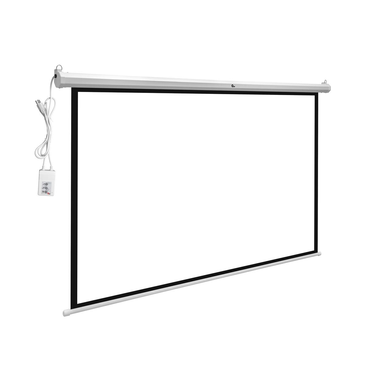 PANTALLA PROYECCION QIAN ELECTRICA 120" BLANCA MATE QXS-1E120