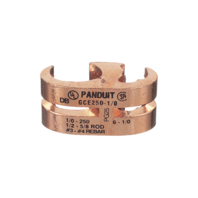 Conector de Conexión a Tierra tipo "E" para Conductor 1/0 AWG STR – 250 KCMIL (70–120mm²) MAIN y TAP