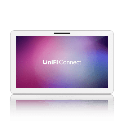UniFi Connect UC-Display – Pantalla Interactiva de 21.5” FHD para Digital Signage Centralizado, con Multi-Touch Capacitivo, PoE++, Procesador Octa-Core ARM Cortex-A53 de 2.2 GHz y Montaje VESA