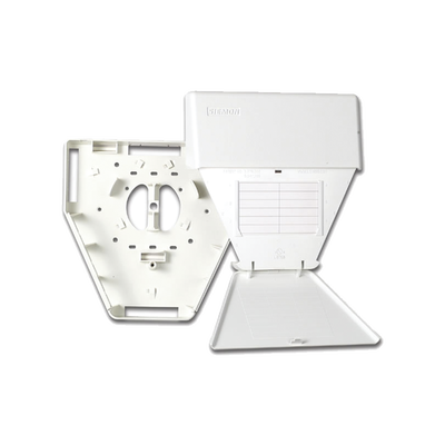 Salida Multiusuario de Telecomunicaciones (MUTOA), con Tornillos de Montaje y Cinta Adhesiva, con 18 Salidas MAX, Color Blanco