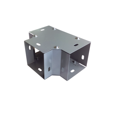 Derivación "T" horizontal 65 x 65 mm, fabricado en lámina de acero al carbón 