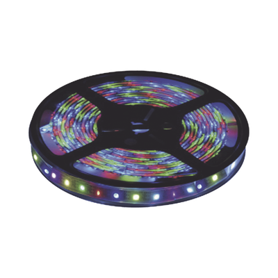 Tira Led  Multicolor de 5 m / Uso Interior / Potencia 22 W / 900 lm/ 12 V CD / IP 20 / Necesario transformador (no incluido) 