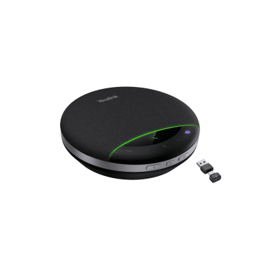 Altavoz de Conferencia SP96 de Yealink con Micrófonos 360° y Cancelación de Ruido Inteligente