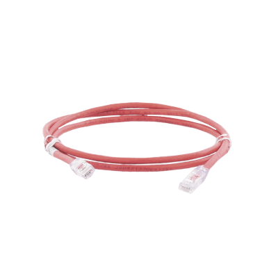Cable de parcheo UTP Categoría 6, con plug modular en cada extremo - 2 m. - Rojo