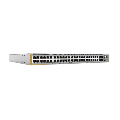 Switch Stack Capa3 40 puertos Gigabit, 8 puertos Miltigigabit 100/1G/2.5G/5G PoE++, Fuente redundante