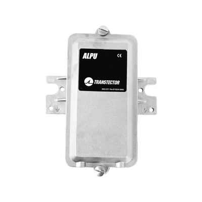 Protector PoE Metálico Individual Para Exterior Contra Descargas Atmosféricas Con Puertos RJ45 10/100 Mbps