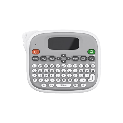 Impresora de Etiquetas Portátil / Térmica 203 ppp / Bluetooth / Pantalla LCD / QWERTY + App / 10 mm Ancho / USB-C / Batería AAA