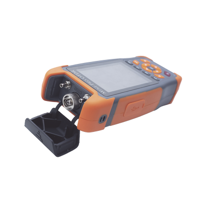 Medidor de Potencia Óptica (OPM) para Fibra Óptica en Redes FTTx / Soporta 3 Longitudes de Onda: 1310nm , 1490nm y 1550nm / Rango de Medición de -40 a 25dBm  / Incluye Función VFL 10mW / Función para Probar de cables 