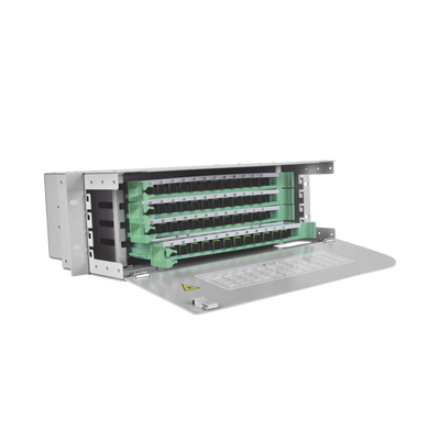 Distribuidor de Fibra Óptica para 48 Empalmes, con 48 Acopladores SC/APC y 48 Pigtails, 19, 3 UR