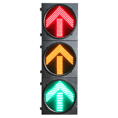 Semáforo de Tráfico Vertical / LED de Cuatro Elementos / Luces Rojas, Amarillas y Verdes / Carcasa PC y ABS / Acabado Mate / Protección IP53 / Transformador AC 24 V / Peso 20 kg