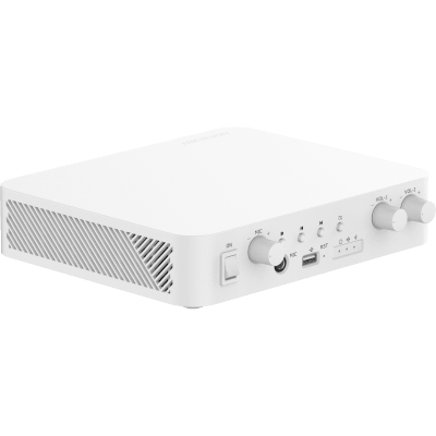 Amplificador | Bluetooth | 2 Canales | 40 W por Canal | 70/100V | Hik-Connect | Una Zona | Musica Ambiental 