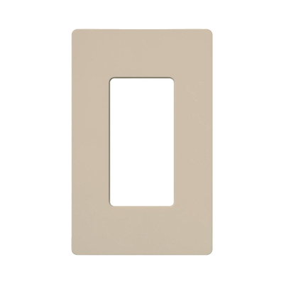 Tapa Color Taupe para interruptor o dimmer Lutron, 1 gang, limpio y moderno