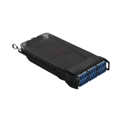 Cassette para Empalme (Fusión) LightVerse, Hasta 24 Fibras, Conectores LC/UPC Shuttered, para Fibra Monomodo, 900um, 1 Metro (3.28 Pies)