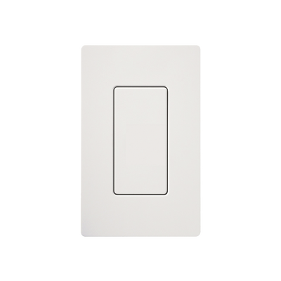 Placa ciega de pared color blanco