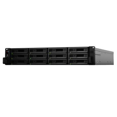 Unidad de Expansión Synology RXD1219sas | 12 Receptáculos SAS | Diseño Modularizado | Fuentes de Alimentación Redundantes | Conectividad Mini-SAS HD.