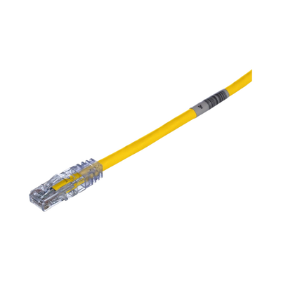 Cable de Parcheo TX6, UTP Cat6, 24 AWG, CM, Color Amarillo, 6.10 Metros (20 Pies)