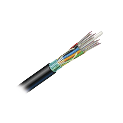 Cable de Fibra Óptica de 12 Hilos, OSP (Planta Externa), Armada, Gel, HDPE (Polietileno de Alta Densidad), Monomodo OS2, 1 Metro (3.28 Pies)