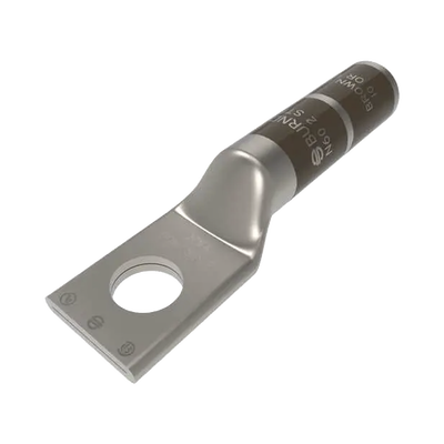 Terminal de Compresión de Ojillo para Tornillo 1/4  y Cable 2 AWG.