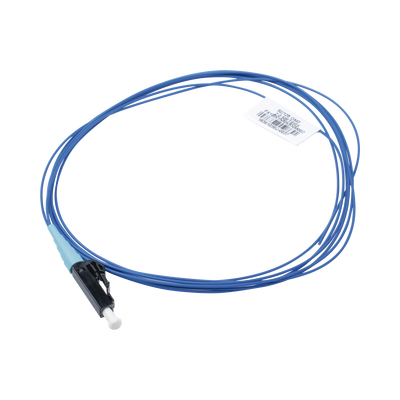 Pigtail de Fibra Óptica LC Simplex, Multimodo OM3 50/125, 900um, Color Aqua, 3 Metros (9.84 Pies)