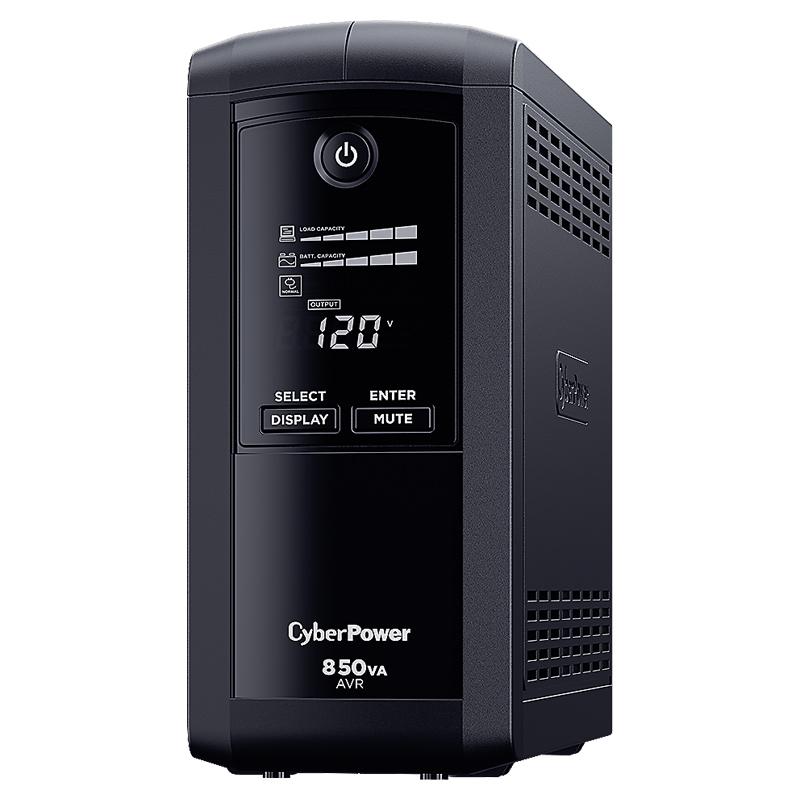 UPS/NO BREAK CYBERPOWER CP850AVRLCDa 850VA/510W LCD/AVR/9 CONT